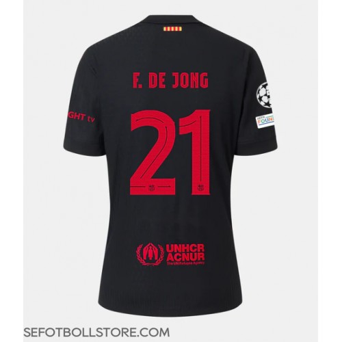 Barcelona Frenkie de Jong #21 Replika Bortatröja 2024-25 Kortärmad